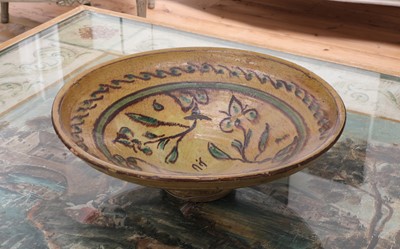 Lot 1 - A pair of large French pottery vases