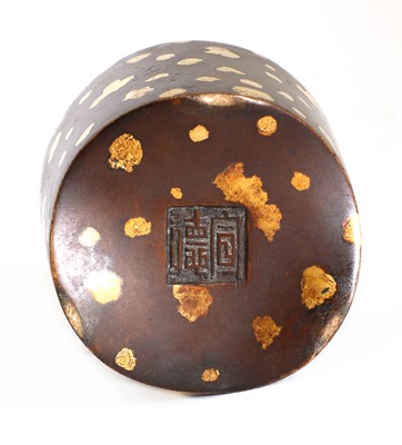 Lot 110 - A Chinese bronze incense burner