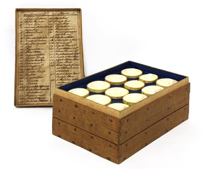 Lot 42 - A box of grand tour plaster intaglios