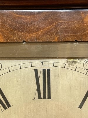 Lot 63 - A mahogany cased bracket clock
