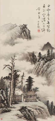 Lot 119 - A Chinese gouache painting