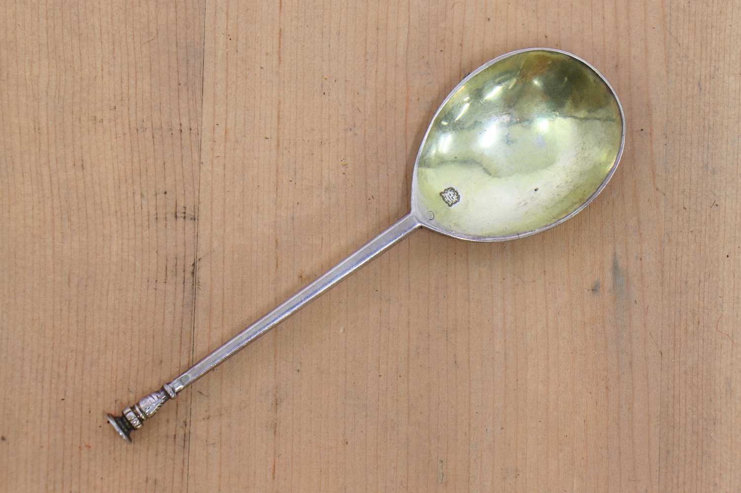 Lot 308 - A Charles I silver seal-top spoon