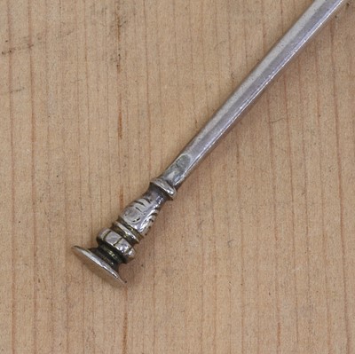 Lot 308 - A Charles I silver seal-top spoon