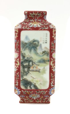 Lot 66 - A Chinese famille rose vase