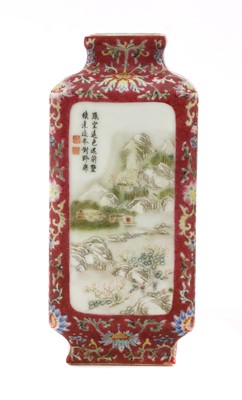 Lot 66 - A Chinese famille rose vase