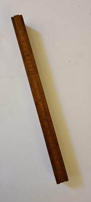 Lot 159 - Ten rulers and two parallel rules including ivory