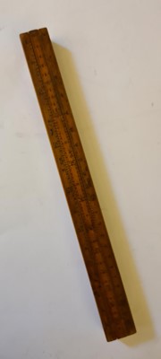 Lot 159 - Ten rulers and two parallel rules including ivory