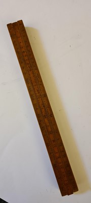 Lot 159 - Ten rulers and two parallel rules including ivory