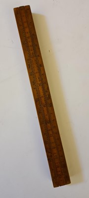 Lot 159 - Ten rulers and two parallel rules including ivory