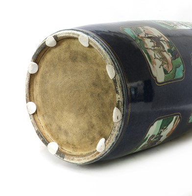 Lot 62 - A Chinese wucai vase