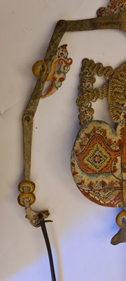 Lot 259 - A collection of Wayang Kulit puppets
