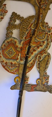 Lot 259 - A collection of Wayang Kulit puppets