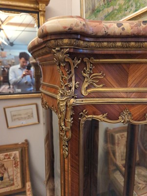 Lot 777 - A Louis XVI-style kingwood vitrine in the manner of François Linke