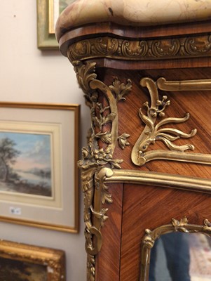 Lot 777 - A Louis XVI-style kingwood vitrine in the manner of François Linke