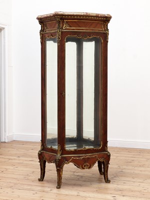 Lot 777 - A Louis XVI-style kingwood vitrine in the manner of François Linke