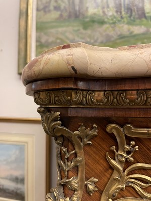 Lot 777 - A Louis XVI-style kingwood vitrine in the manner of François Linke