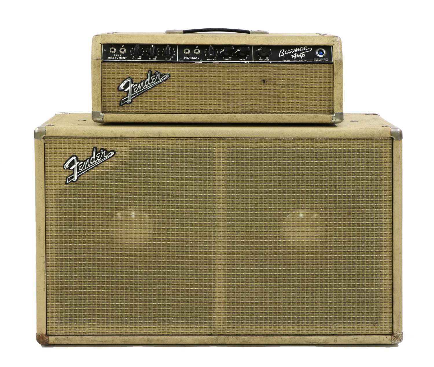 Lot 390 - A 1964 Fender Bassman guitar amplifier