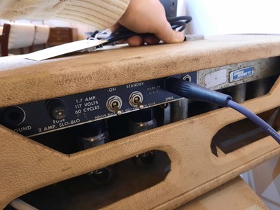 Lot 390 - A 1964 Fender Bassman guitar amplifier