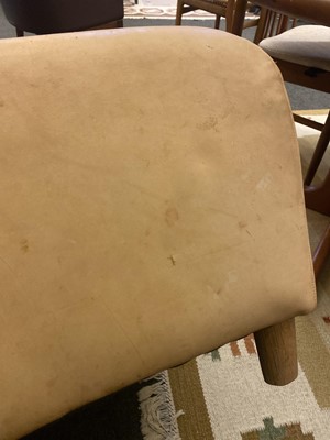 Lot 543 - A 'Balzac' chair and footstool