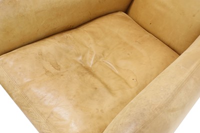 Lot 543 - A 'Balzac' chair and footstool