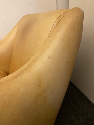 Lot 543 - A 'Balzac' chair and footstool