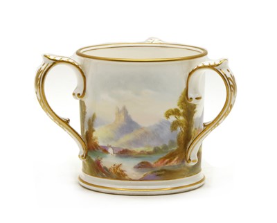 Lot 83 - A Royal Worcester porcelain tyg