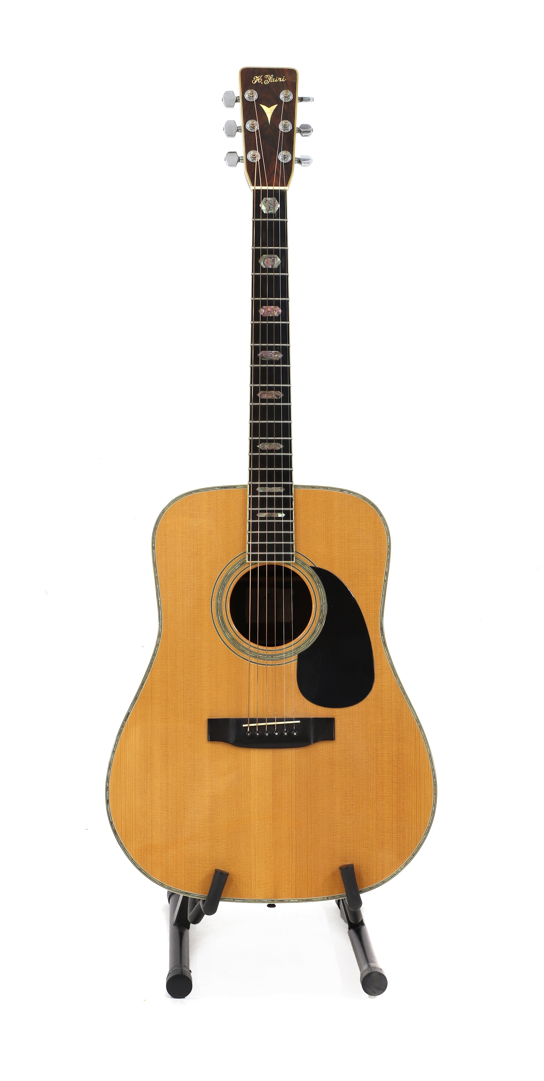 パ*ダ様 鹿14 K.Yairi 1980 MODEL YW600 アコースティ Lot 402 - A 1975 K. Yairi YW600 Japanese acoustic