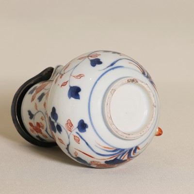 Lot 26 - A Chinese Imari chocolate pot