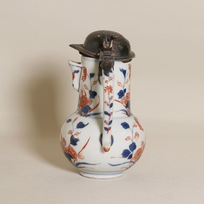 Lot 26 - A Chinese Imari chocolate pot
