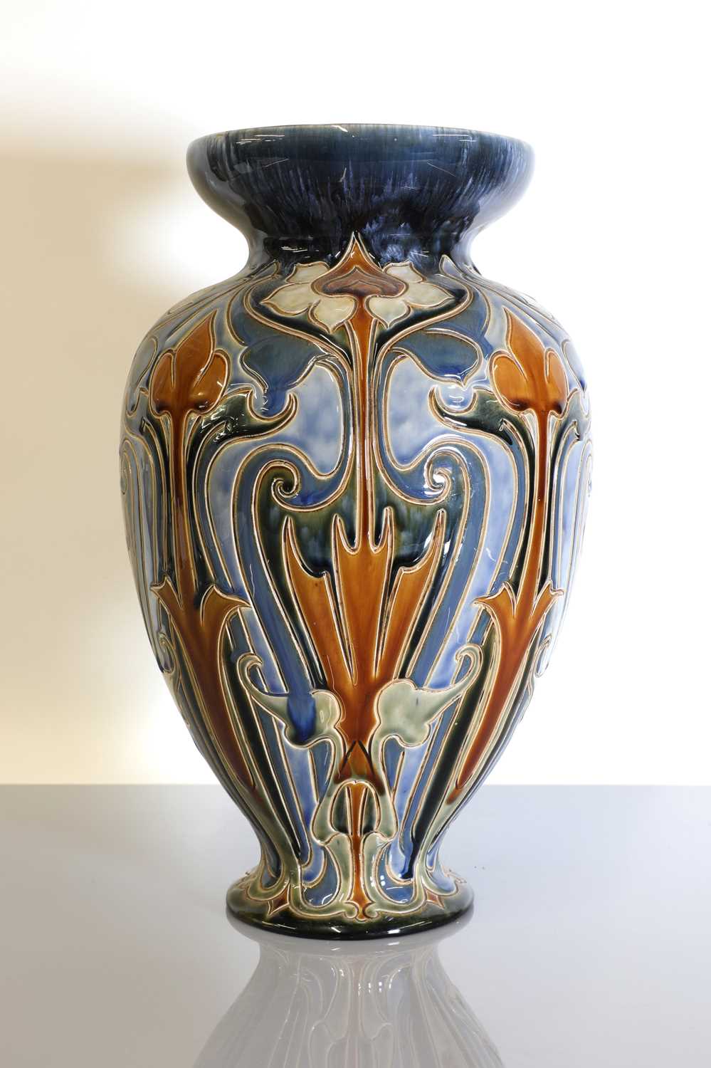 Lot 73 - A Royal Doulton stoneware vase