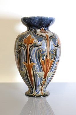 Lot 73 - A Royal Doulton stoneware vase