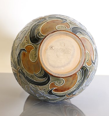 Lot 63 - A Doulton Lambeth stoneware vase