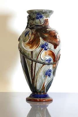 Lot 8 - A Royal Doulton stoneware vase