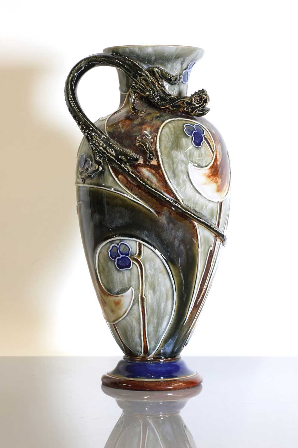 Lot 8 - A Royal Doulton stoneware vase