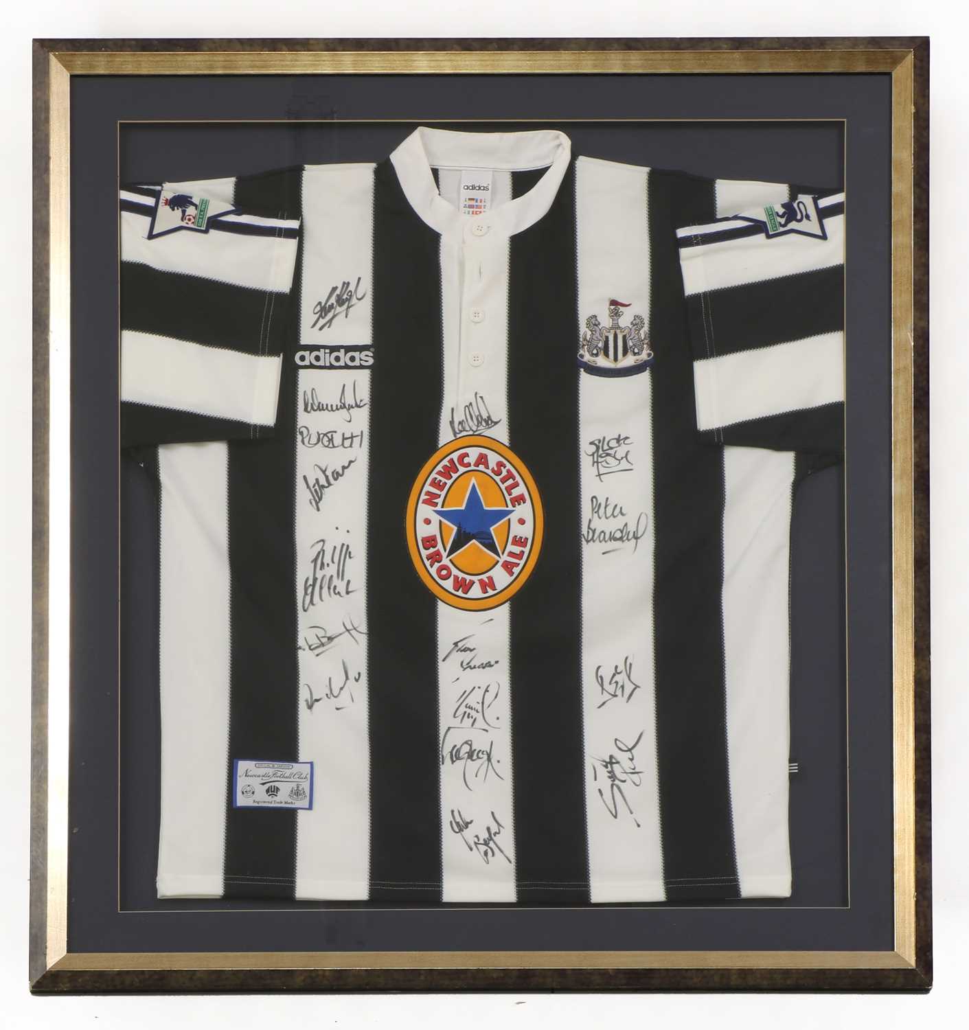 Lot 219 - A Newcastle 1995-1996 Signed Football Shirt