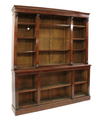 Lot 405 - An early Victorian mahogany library bookcase