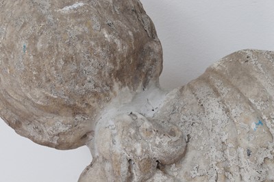 Lot 90 - A fragmentary Roman-style carved marble figure of a female
