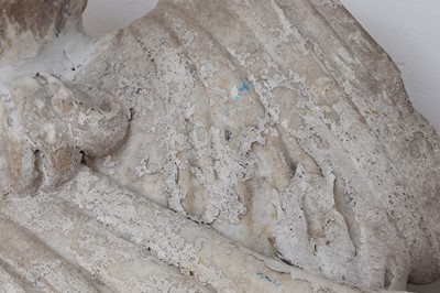Lot 90 - A fragmentary Roman-style carved marble figure of a female