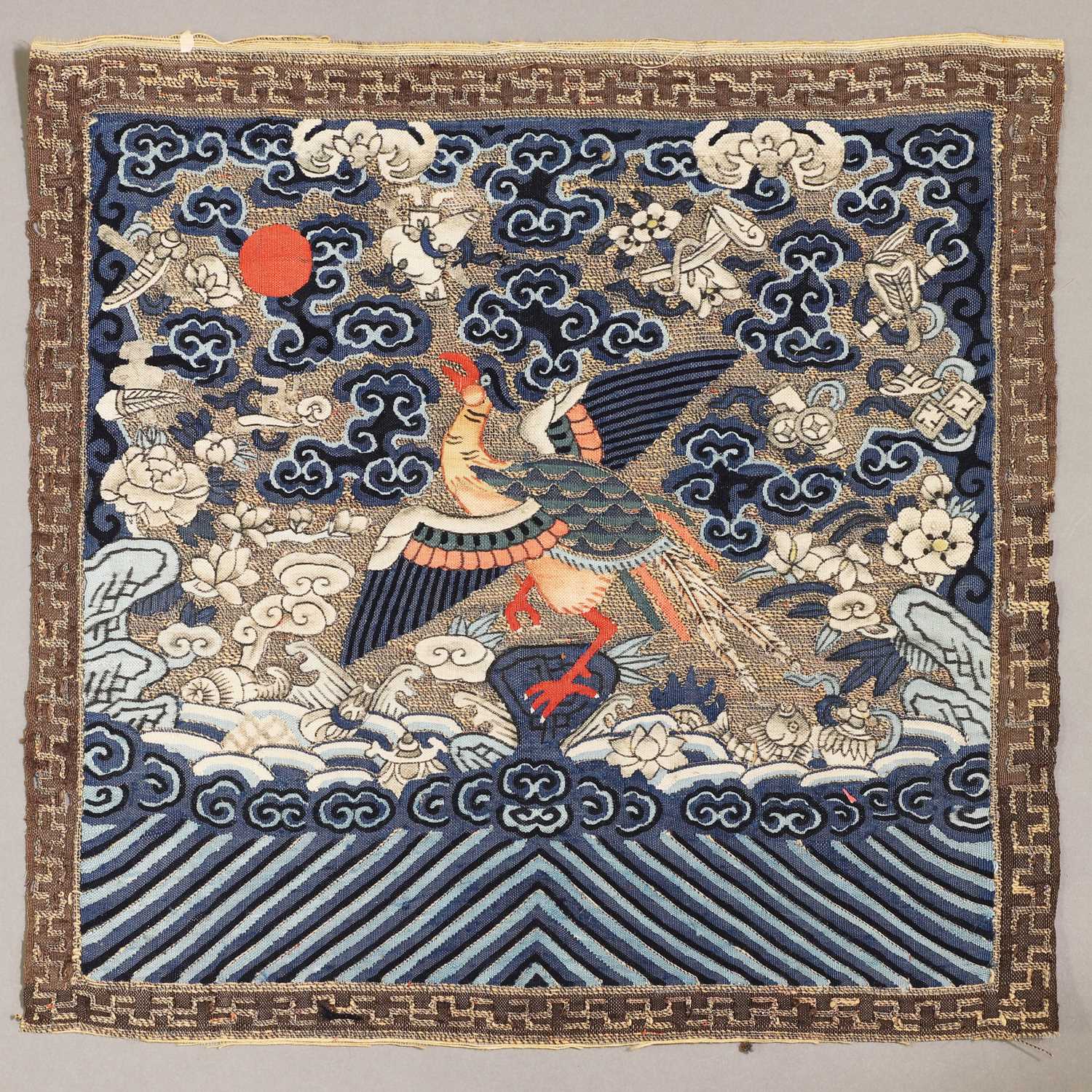 Lot 155 - A Chinese kesi rank badge