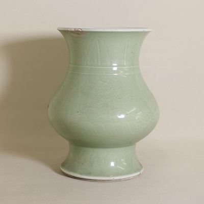 Lot 25 - A Chinese celadon vase