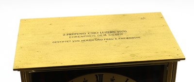 Lot 148 - A Jaeger-LeCoultre 'Embassy' Atmos clock