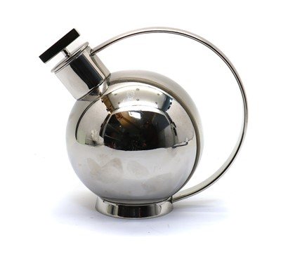 Lot 21 - An Alessi Sylvia Stave stainless steel cocktail shaker