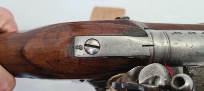 Lot 86 - A flintlock 'Brown Bess' Tower musket and bayonet