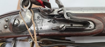 Lot 86 - A flintlock 'Brown Bess' Tower musket and bayonet