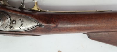 Lot 86 - A flintlock 'Brown Bess' Tower musket and bayonet
