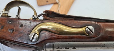 Lot 86 - A flintlock 'Brown Bess' Tower musket and bayonet