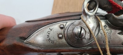 Lot 86 - A flintlock 'Brown Bess' Tower musket and bayonet