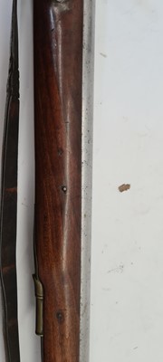 Lot 86 - A flintlock 'Brown Bess' Tower musket and bayonet