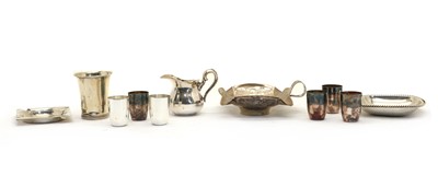 Lot 39 - A set of six German silver shot glasses