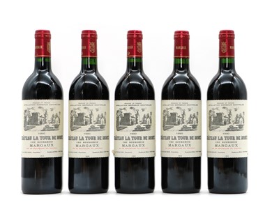 Lot 130 - Five bottles of Chateau La Tour de Mons, Margaux, 1990